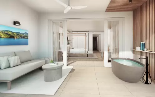 Lady Palm Club Suite With Media Room And Balcony Tranquility Soaking Tub Lady Palm Club Suite With Media Room And Balcony Tranquility Soaking Tub