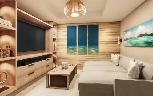 Lady Palm Club Swim-Up Suite With Media Room And Patio Tranquility Soaking Tub Lady Palm Club Swim-Up Suite With Media Room And Patio Tranquility Soaking Tub