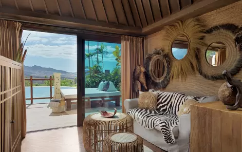 1 Bedroom Lagoon Villa, Living room 1 Bedroom Lagoon Villa, Living room
