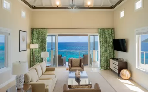 Scrub Island Resort, Spa and Marina - Three Bedroom Villa - Relaxing Area Scrub Island Resort, Spa and Marina - Three Bedroom Villa - Relaxing Area