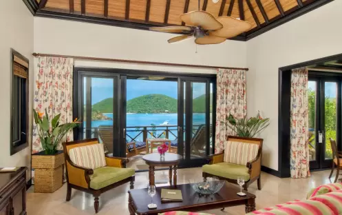 Scrub Island Resort, Spa and Marina - Two Bedroom Villa  - Living Room Scrub Island Resort, Spa and Marina - Two Bedroom Villa  - Living Room