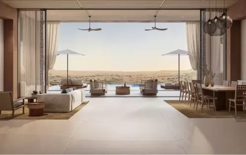 Signature Sunset Pool Villa, Living Room Signature Sunset Pool Villa, Living Room