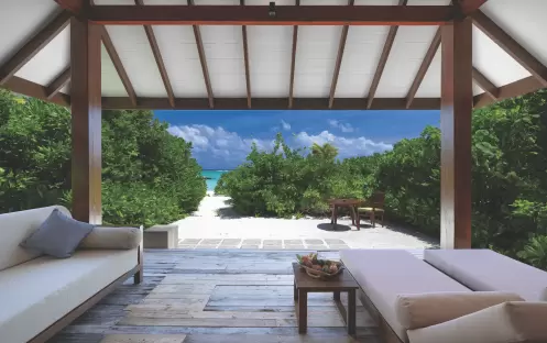VARU by Atmosphere, Villas, Two Bedroom Beach Villa Deck View 1 VARU by Atmosphere, Villas, Two Bedroom Beach Villa Deck View 1