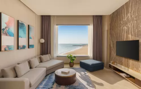 Two bedroom Superior Villa Sea view, Living Room Two bedroom Superior Villa Sea view, Living Room