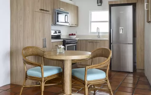 One Bedroom Ocean View Villa, Kitchen Area One Bedroom Ocean View Villa, Kitchen Area