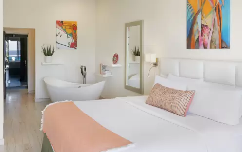 The Rockley Penthouse Bedroom Overview The Rockley Penthouse Bedroom Overview