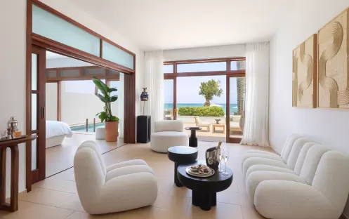 Junior Presidential Villa Sea Front Private Pool Garden, Living Junior Presidential Villa Sea Front Private Pool Garden, Living