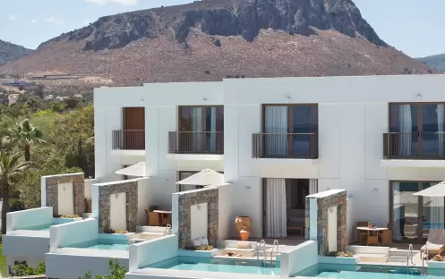 Amirandes Creta Villa Courtyard Sea View Private Heated Pool, Exterior Amirandes Creta Villa Courtyard Sea View Private Heated Pool, Exterior