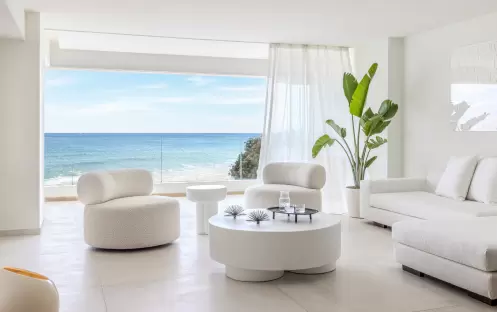 One Bedroom Grand Suite Frontal Sea View, Living One Bedroom Grand Suite Frontal Sea View, Living