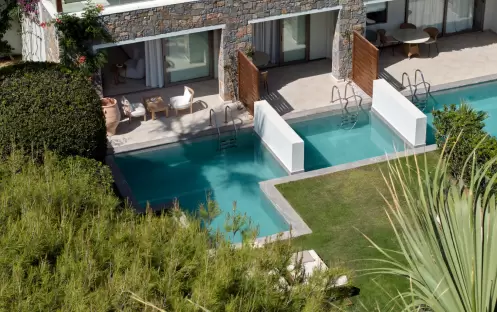 Two Bedroom Family Suite Garden View Private Pool, Aerial Two Bedroom Family Suite Garden View Private Pool, Aerial