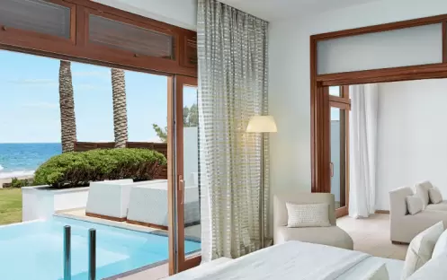 Presidential Villa Sea Front Private Pool Garden, Bed View Presidential Villa Sea Front Private Pool Garden, Bed View