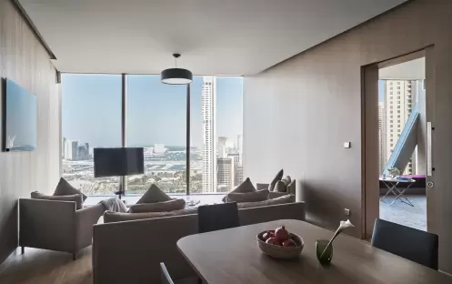 One Bedroom Deluxe Suite Living Room One Bedroom Deluxe Suite Living Room