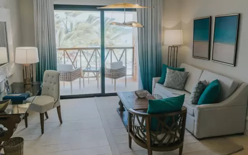 Castle Suite Ocean Front, Living Area Castle Suite Ocean Front, Living Area