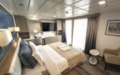 AE Expeditions, Greg Mortimer, Balcony Stateroom Superior _1_ AE Expeditions, Greg Mortimer, Balcony Stateroom Superior _1_