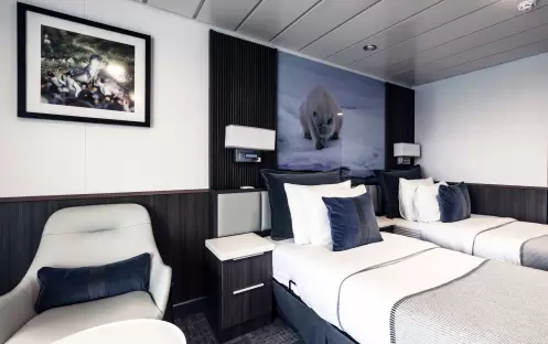 AE Expeditions, SYLVIA EARLE, Balcony Stateroom Category C 601, Richard IAnson