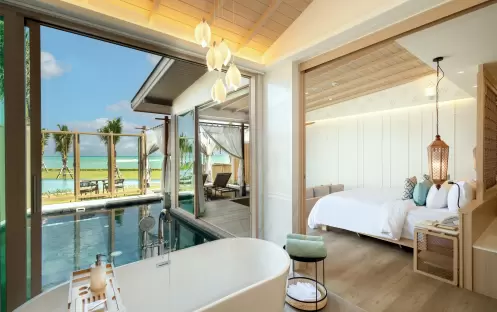Seafront Double Pool Villa Bathtub Seafront Double Pool Villa Bathtub