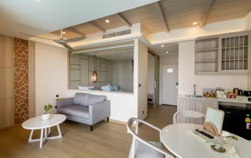 Seaside Two-Bedroom Pool Suite Living Area Seaside Two-Bedroom Pool Suite Living Area