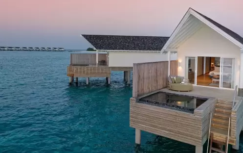 Water Villa with Pool, Sunset Water Villa with Pool, Sunset