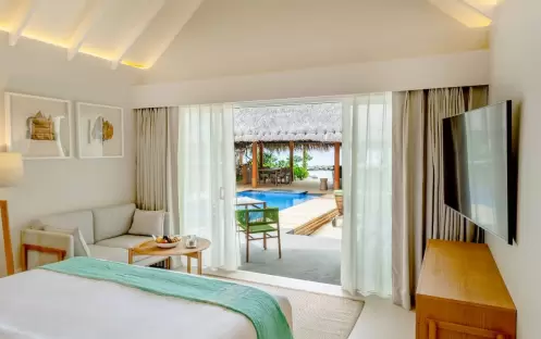 Two Bedroom Family Beach Villa With Pool, Room View Two Bedroom Family Beach Villa With Pool, Room View