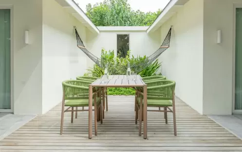Two Bedroom Family Beach Villa, Outdoor Dining Table Two Bedroom Family Beach Villa, Outdoor Dining Table