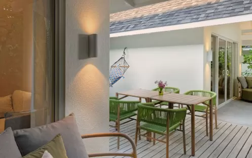 Two Bedroom Family Beach Villa, Living Two Bedroom Family Beach Villa, Living