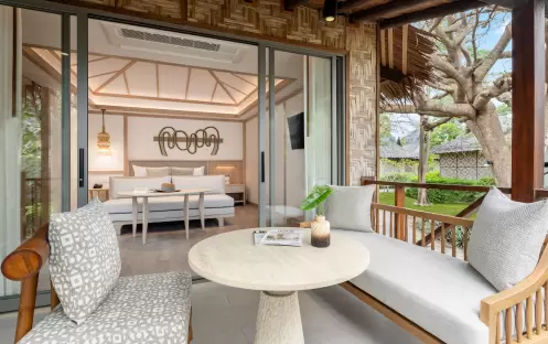 SAii PhiPhi Island Village Deluxe Garden Villa King Bed Outdoor Seating SAii PhiPhi Island Village Deluxe Garden Villa King Bed Outdoor Seating