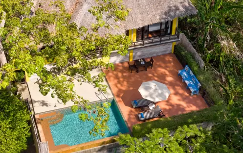SAii PhiPhi Island Village Hillside Pool Villa King Bed Top View SAii PhiPhi Island Village Hillside Pool Villa King Bed Top View