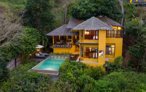 SAii PhiPhi Island Village Two Bedroom Oceanview Hillside Pool Villa King Bed Exterior Broad View SAii PhiPhi Island Village Two Bedroom Oceanview Hillside Pool Villa King Bed Exterior Broad View