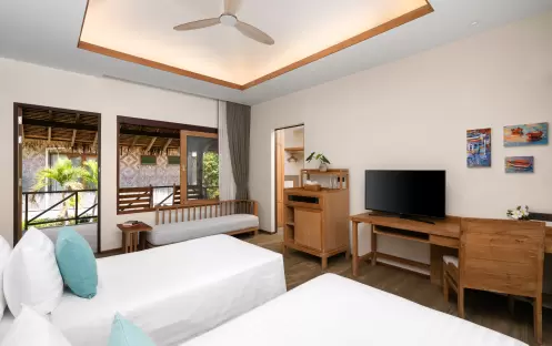 SAii PhiPhi Island Village Two Bedroom Family Bungalow Twin Bed View SAii PhiPhi Island Village Two Bedroom Family Bungalow Twin Bed View