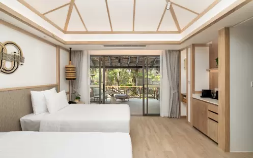 SAii PhiPhi Island Village Deluxe Garden Villa Twin Bed View SAii PhiPhi Island Village Deluxe Garden Villa Twin Bed View