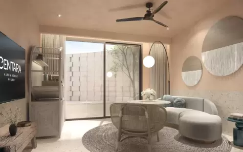 One Bedroom Pool Villa, Living room One Bedroom Pool Villa, Living room