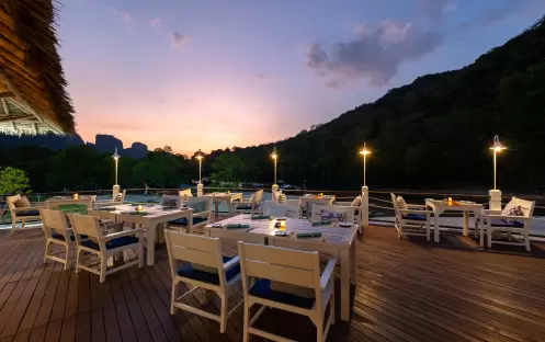 The Beach House Evening Outdoor Seating The Beach House Evening Outdoor Seating