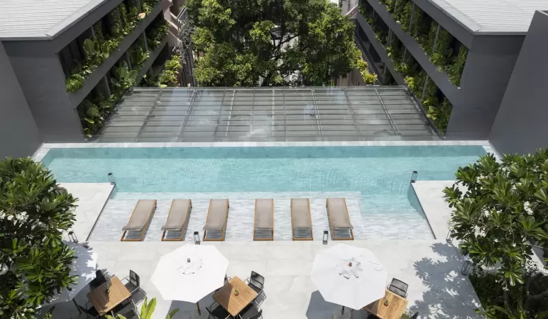 Ad Lib Hotel Bangkok, Pool Aerial Ad Lib Hotel Bangkok, Pool Aerial