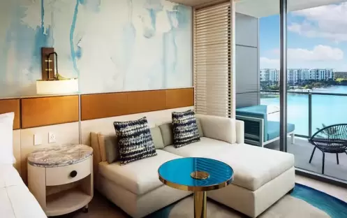 Lagoon View 1 King Bed Guestroom With Balcony, Seating Area Lagoon View 1 King Bed Guestroom With Balcony, Seating Area