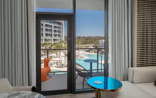 Pool View King Bed Guestroom With Balcony, View Pool View King Bed Guestroom With Balcony, View