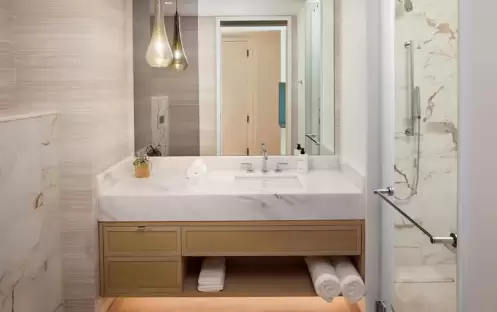Nature View Luxury Suite With Balcony King, Bathroom Nature View Luxury Suite With Balcony King, Bathroom