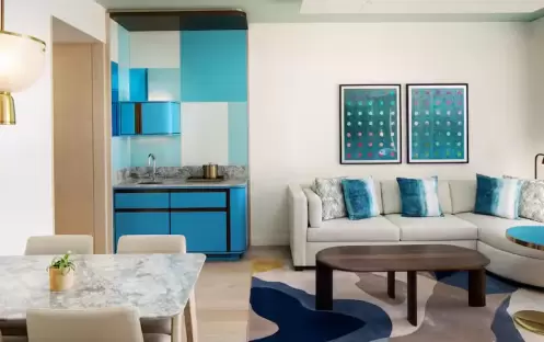 Nature View Luxury Suite With Balcony King, Living Room Nature View Luxury Suite With Balcony King, Living Room