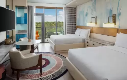 Partial Nature View 2 Qn Guestroom Balcony Partial Nature View 2 Qn Guestroom Balcony