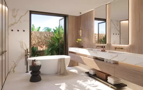 One Bedroom Residence Private Garden Marina Front, Bathroom One Bedroom Residence Private Garden Marina Front, Bathroom