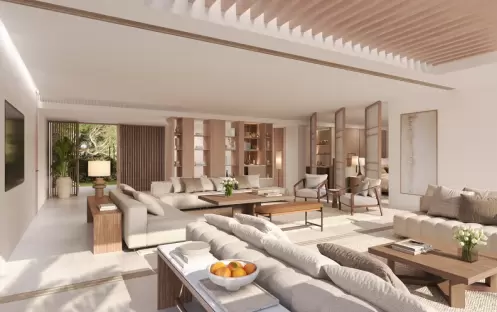 Three Bedroom Grand Residence Private Pool Garden View, Living Three Bedroom Grand Residence Private Pool Garden View, Living