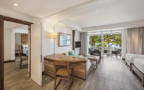 Two Bedroom Deluxe Family Apartment, Living Two Bedroom Deluxe Family Apartment, Living