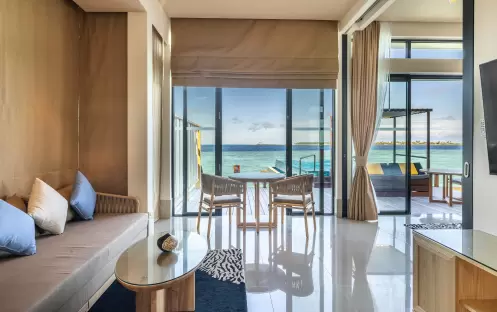 Angsana Velavaru InOcean Pool Villa _ Living Room Angsana Velavaru InOcean Pool Villa _ Living Room