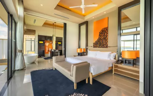 Angsana Velavaru_InOcean Pool Villa_Interior_Bedroom_2 Angsana Velavaru_InOcean Pool Villa_Interior_Bedroom_2