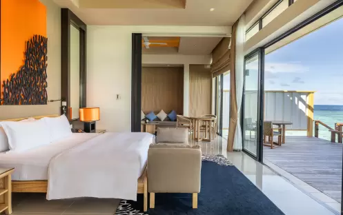 Angsana Velavaru_InOcean Pool Villa_Interior_Bedroom_3 Angsana Velavaru_InOcean Pool Villa_Interior_Bedroom_3