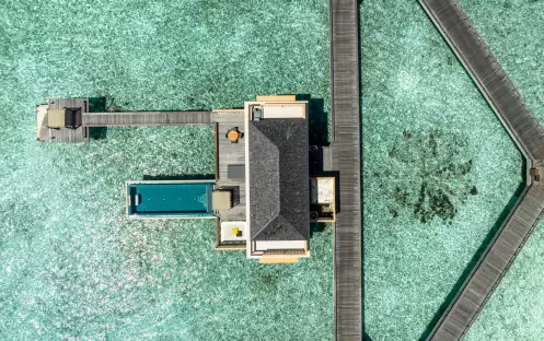 Angsana Velavaru_Deluxe InOcean Two Bedroom Pool Villa_Aerial_3 Angsana Velavaru_Deluxe InOcean Two Bedroom Pool Villa_Aerial_3