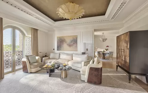 Emirates Palace Mandarin Oriental - Panoramic Sea View Suite Living Room Emirates Palace Mandarin Oriental - Panoramic Sea View Suite Living Room