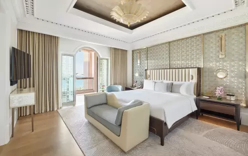 Emirates Palace Mandarin Oriental - Vegan Room (Partial Sea View) (bedroom) Emirates Palace Mandarin Oriental - Vegan Room (Partial Sea View) (bedroom)