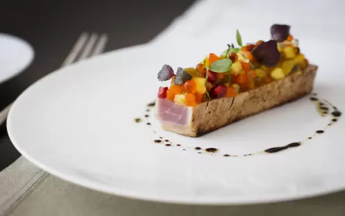 One&Only Le Saint Geran - Prime_Appetiser_Plancha_Seared_Yellowfin_Tuna One&Only Le Saint Geran - Prime_Appetiser_Plancha_Seared_Yellowfin_Tuna