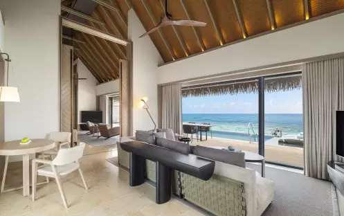 5. King Grand Overwater Villa_Living Room 5. King Grand Overwater Villa_Living Room
