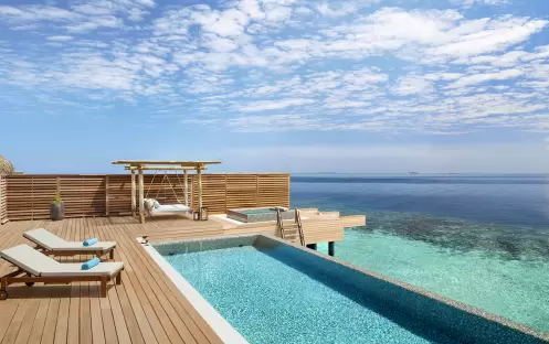 5. Three-Bedroom Overwater Villa_Deck 5. Three-Bedroom Overwater Villa_Deck